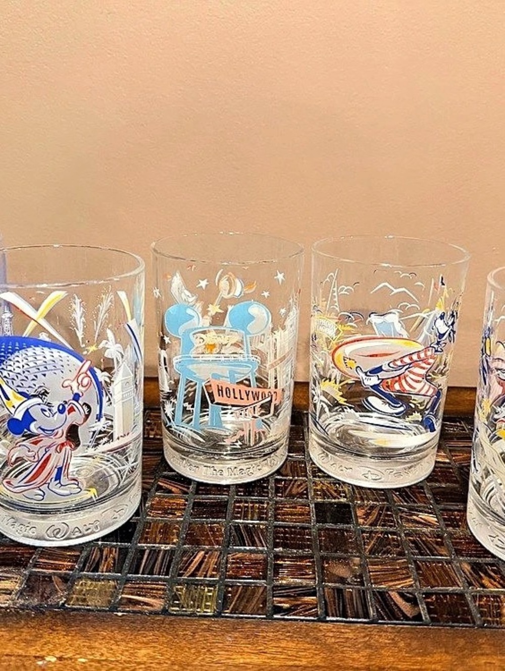 McDonald's Walt Disney World 25th Anniversary Remember the Magic Glass Tumbler